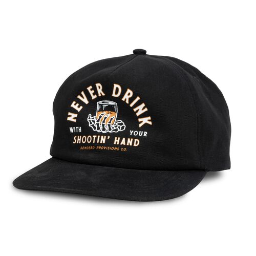 Men's Shootin' Hand Cap in Black