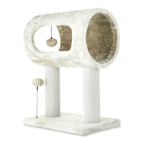 20" Elevated Cat Tunnel Bed in Gray
