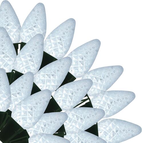 100-Light C7 Ice LED Pure White Lights