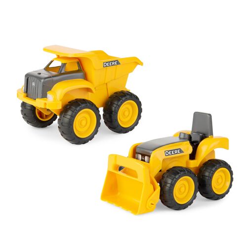 6" John Deere Dump Truck & Tractor Toys - 2-Pack