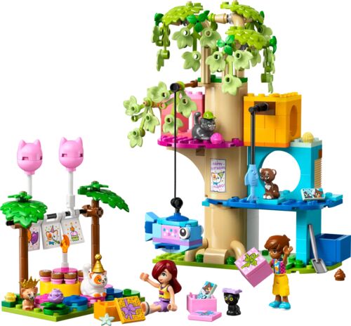 Friends Cat Birthday Party & Tree House Building Set