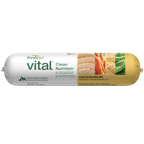 Vital Chicken Recipe with Peas, Carrots & Brown Rice Fresh Dog Food