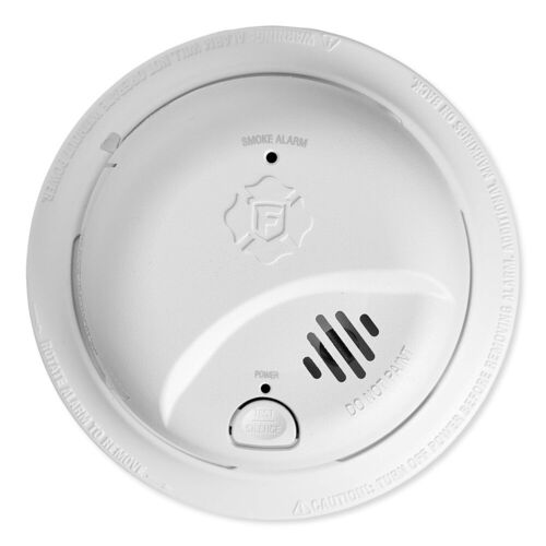 Hardwired Smoke Alarm With 10-year Battery Backup and Continuous Power Supply