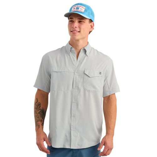 Men's Tide Point Short Sleeve Button-Down Performance Shirt
