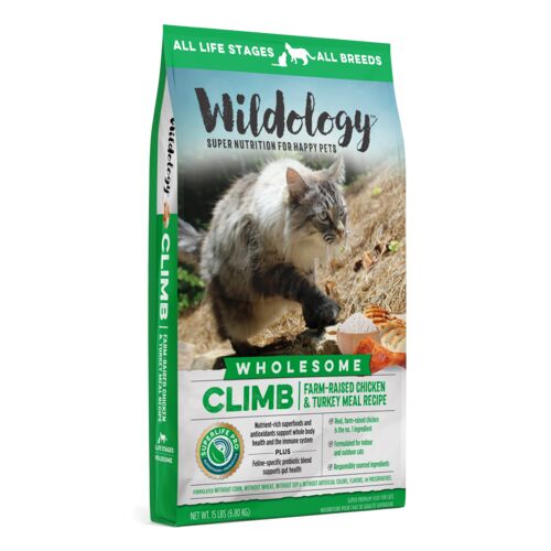 Climb Farm-Raised Chicken & Turkey Recipe Dry Cat Food