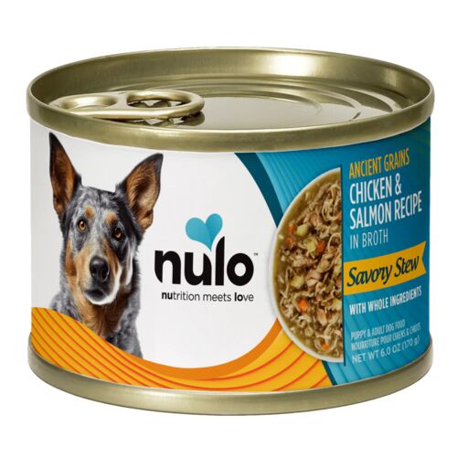 Ancient Grains Chicken & Salmon Recipe Savory Stew Puppy & Adult Wet Dog Food - 6 oz