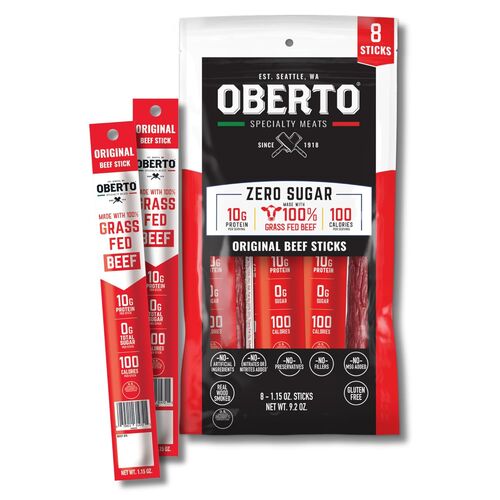 Zero Sugar Original Grass Fed Beef Sticks - 9.2 oz