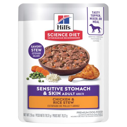 Adult Sensitive Stomach & Skin Chicken & Rice Stew Wet Dog Food - 2.8 oz