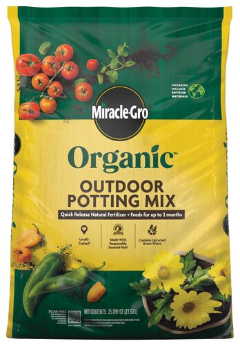 Organic Outdoor Potting Mix - 25 Quart