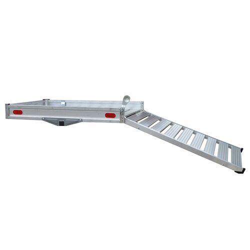 Deluxe Aluminum Cargo Carrier with Ramp - 400 lb. Rated