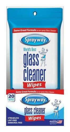 Fresh Scent Glass Cleaner Wipes - 20 Count