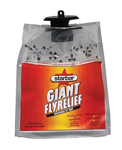 FlyRelief Disposable Fly Trap Bag - Giant