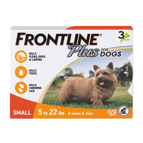 Plus Flea & Tick Treatment for Dogs 5 to 22 lb - 3 Month Supply