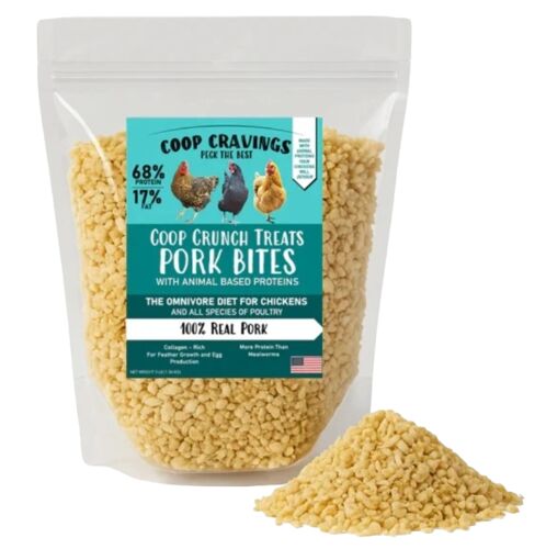 Coop Crunch Pork Bites Chicken Treats - 3 Lb