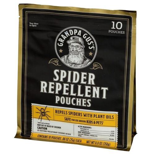 Grandpa Gus Spider Repellent Pouches - 10-Pack