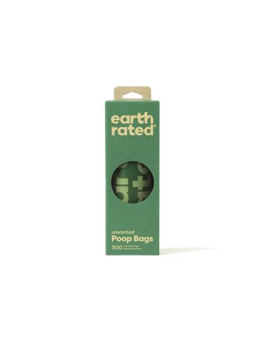 Unscented Large Single Roll Waste Dog Disposal Bags - 300 Count