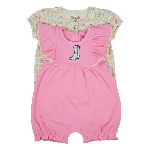 Girl's Cowgirl Boot Romper Set