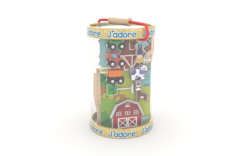 Train Tube Farm Playset