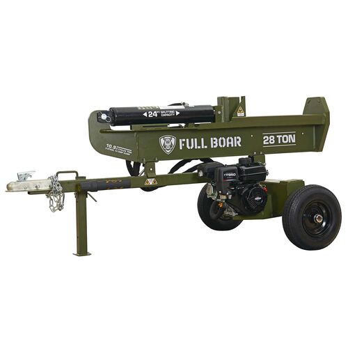 28 Ton Two-Way Gas Log Splitter  -  Full Beam
