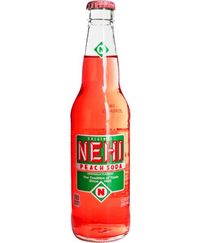 Nehi Peach Soda - 12 oz Glass Bottle