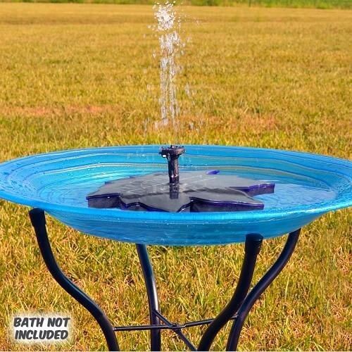 Backyard Essentials Solar Floating Leaf  Bubbler