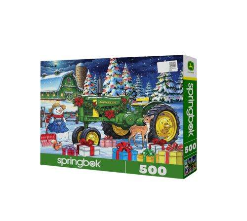 John Deere Festive Farm Surprise Puzzle - 500 Pieces