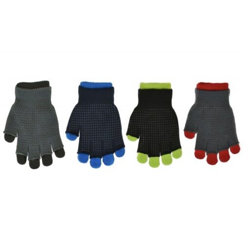Boy's Stretch Gripper Dot Palm Glove - Assorted