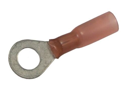22-16 AWG Heat Shrink #10 Ring Connector