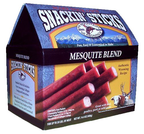 Snackin' Stick Kit - Mesquite Blend - 20 Lb of Meat