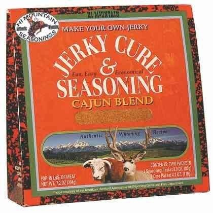 Jerky Cure & Seasoning - Cajun Blend - 15 Lb of Meat