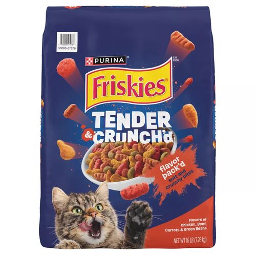 Tender & Crunchy Combo Dry Cat Food - 16 Lb