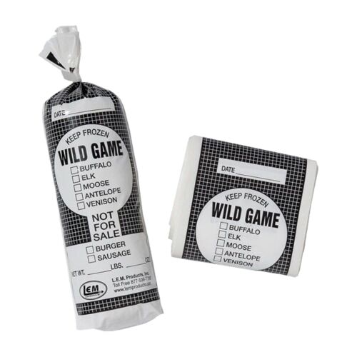 Wild Game Meat Bags 25 Count