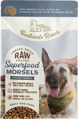 Superfood Morsels Chicken Formula Freeze-Dried Raw Adult Dog Food - 10 Lb