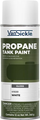 Propane Tank Paint in Gloss White - 12 oz