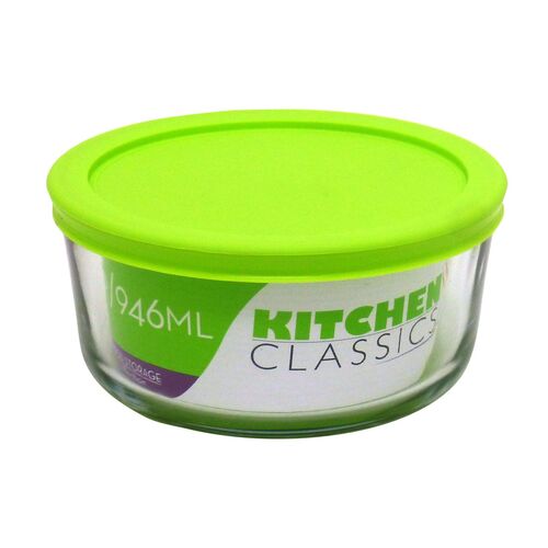4 Cup Round Container w/Cover