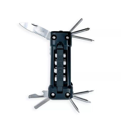 16-In-1 Multi-Tool With LED Flashlight & Laser Pointer