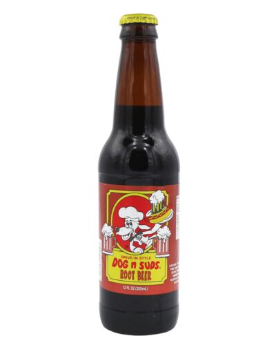 Dog n Suds Drive-In Style Root Beer Soda - 12 oz Glass Bottle