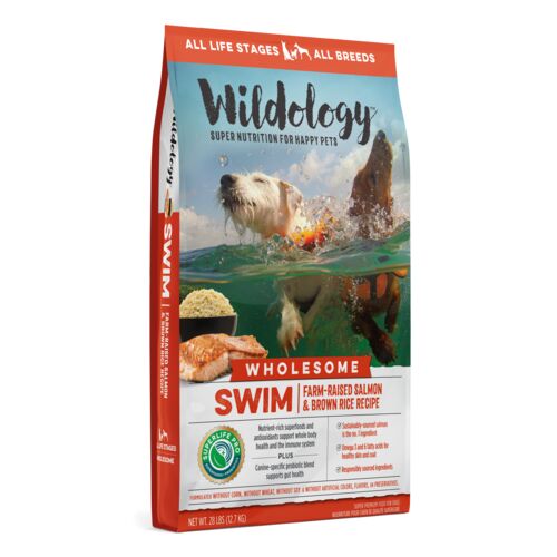 Swim Farm-Raised Salmon & Brown Rice Recipe Dry Dog Food