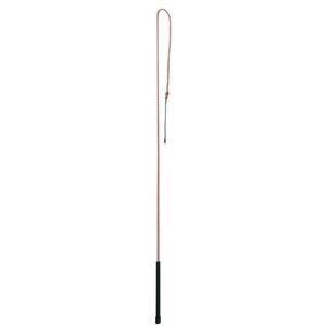 50" Stock Whip with 8" Drop in Red/White
