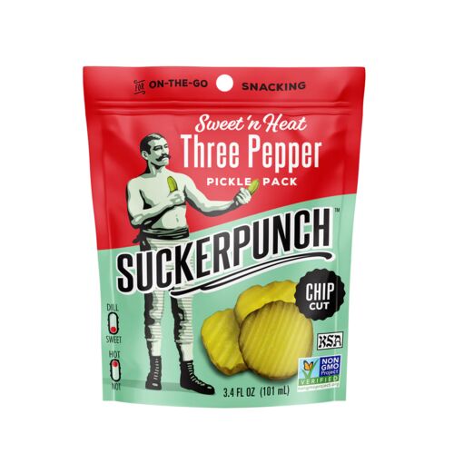 Fiery Heat Three Pepper Pickle Pack - 3.4 oz
