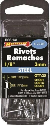 1/8" Short Steel Pop Rivet