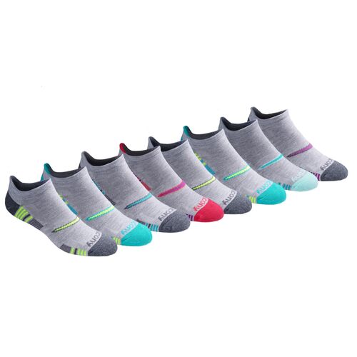 Women's Glory Striped Performance Heel Tab Athletic Socks 8-Pack