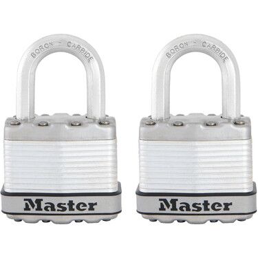 1-3/4" Wide Magnum Laminated Steel Padlock - Keyed Alike