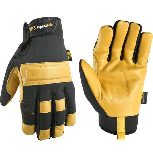 Men's HydraHyde Leather Hybrid Adjustable Wrist Gloves