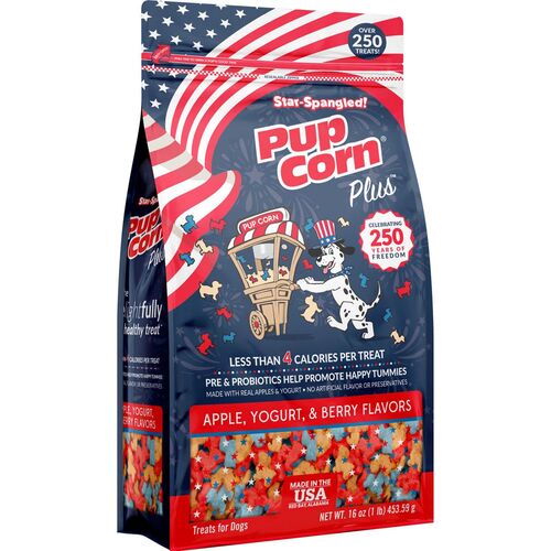 Plus Star Spangled Limited Edition Apples & Yogurt Low Calorie Dog Treats - 16 oz