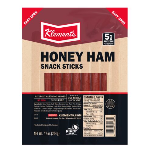 Honey Ham Snack Sticks - 8 Oz