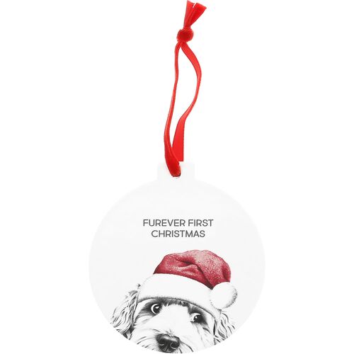 4" Furever Ceramic Ornament