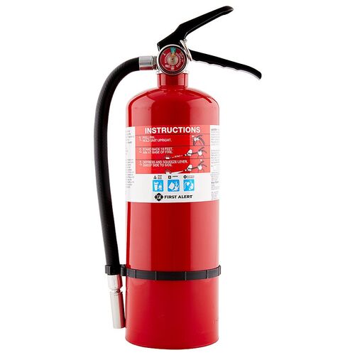 Rechargeable Heavy Duty Plus Fire Extinguisher UL rated 3-A:40-B:C (Red)
