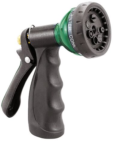 Compact 7-Pattern Zinc Pistol Hose Spray Nozzle