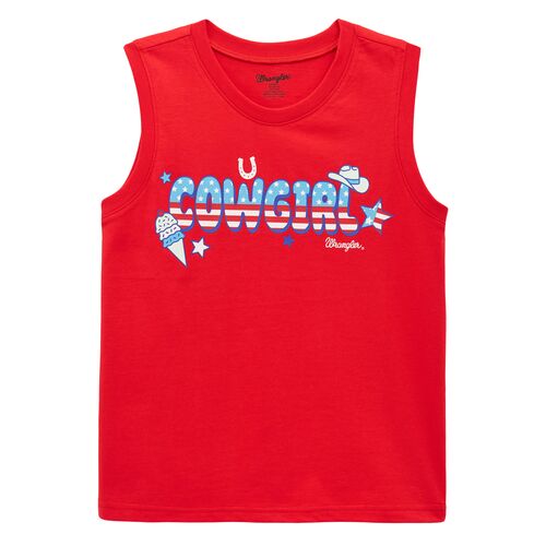 Girl's Western Graphic Tank